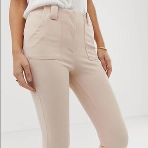 Parallel Lines skinny structured pants